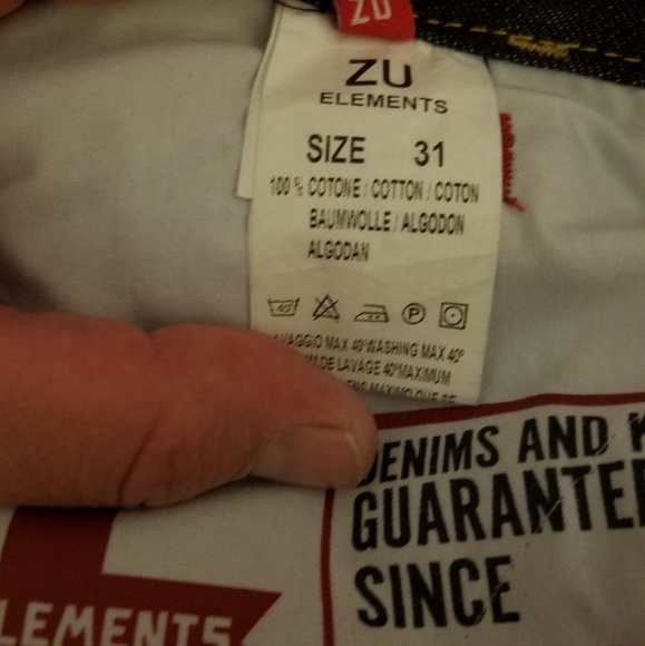 NWOT W36xL31 ZU+ELEMENTS ZUELEMENTS Jeans - Picture 5 of 8